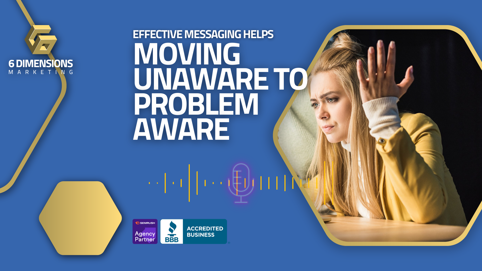 Effective Messaging Helps Moving Unaware to Problem Aware